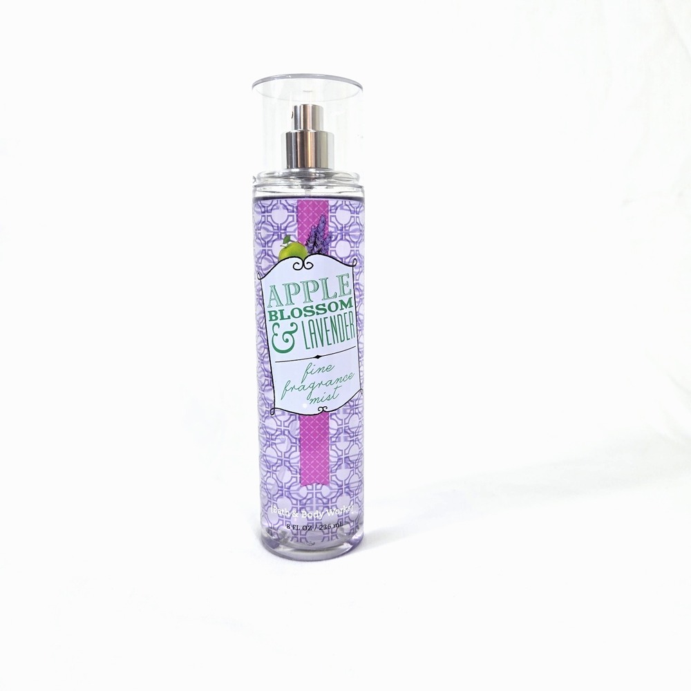 Bath & Body Works Apple Blossom & Lavender Fine Fragrance 8oz Mist NEW Discontin